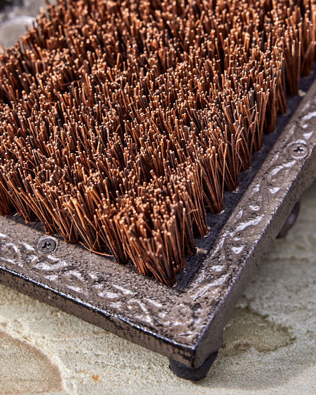 Cast Iron Boot Scraper & Boot Brush