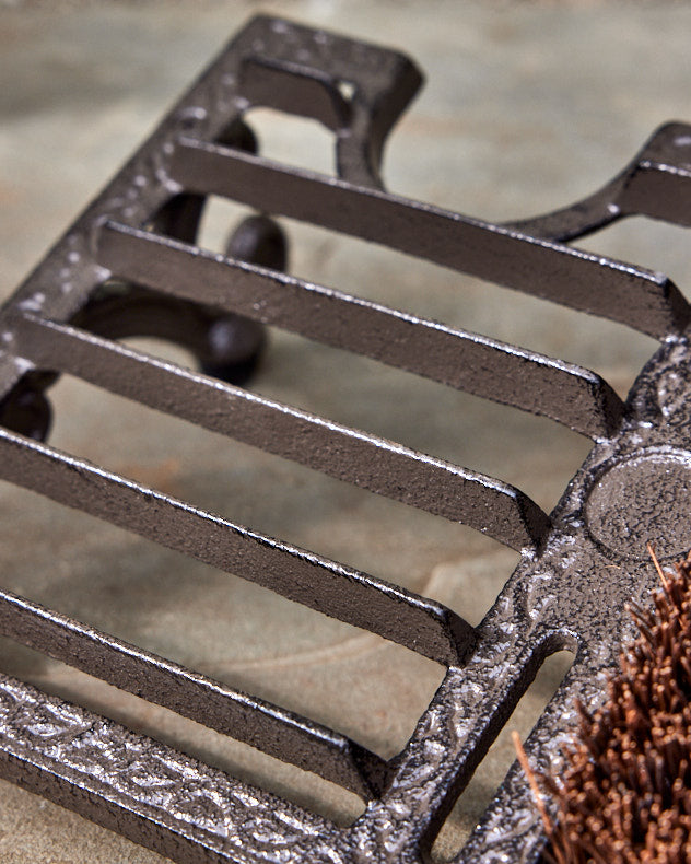 Cast Iron Boot Scraper & Boot Brush