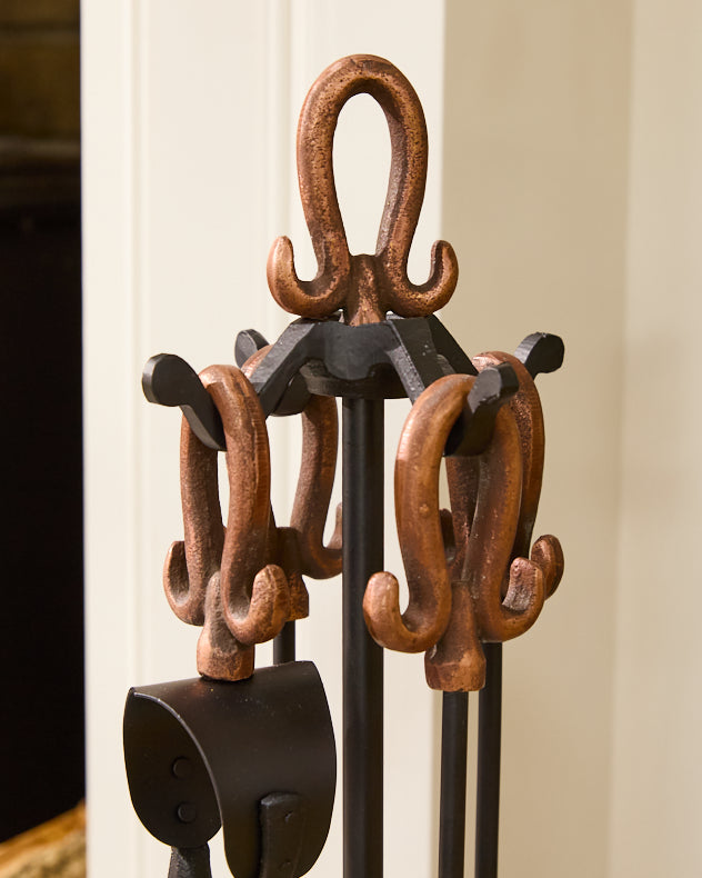 Freestanding Copper Companion Set
