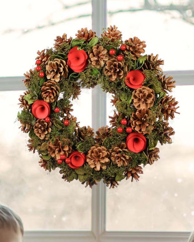 Winter Forest Indoor Wreath 35cm