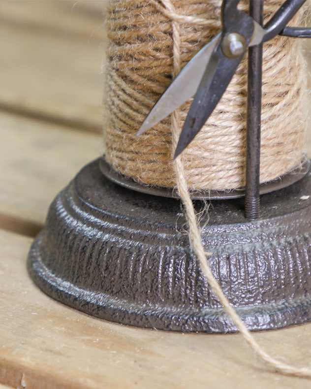 Cast Iron Bird String Dispenser