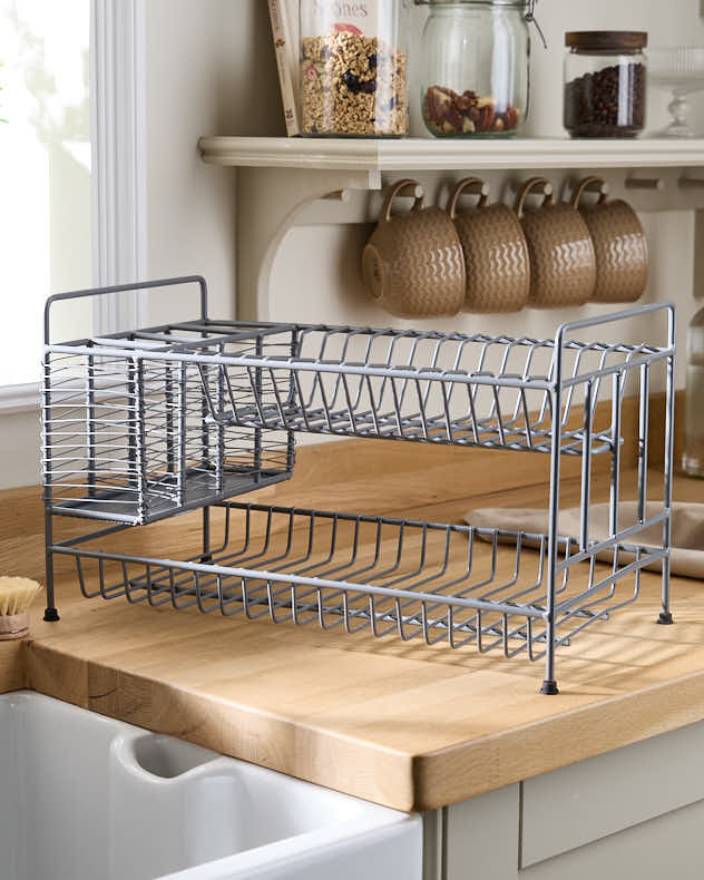Cast Iron Two Tier Dish Drainer