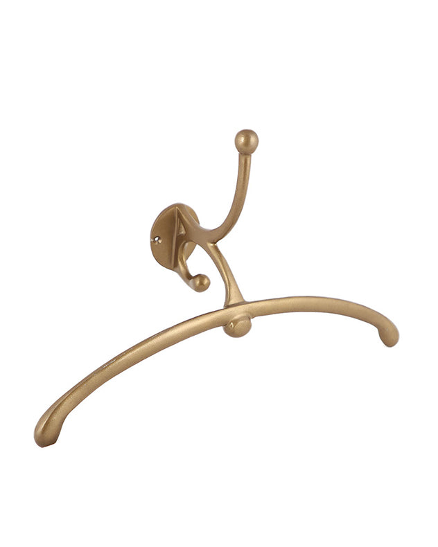 Antique Gold Wall Mounted Valet Hook