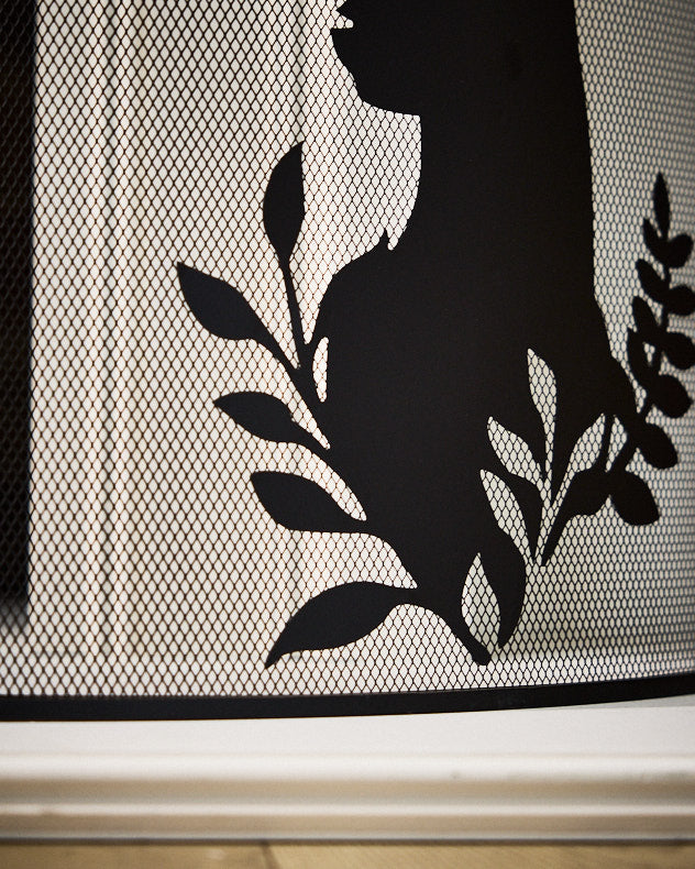 Highland Stag Head Firescreen