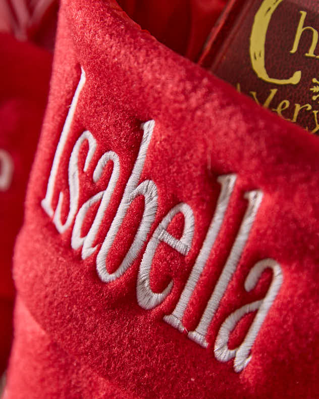 Personalised Jolly Red Christmas Stockings