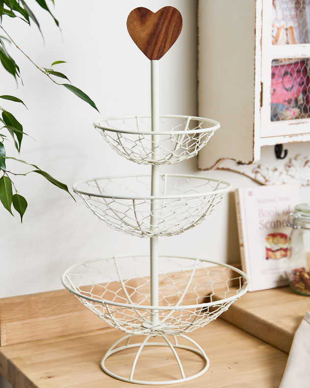 Country Cream Vegetable Rack