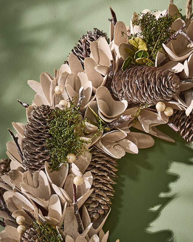Islington Natural Indoor Wreath 40cm