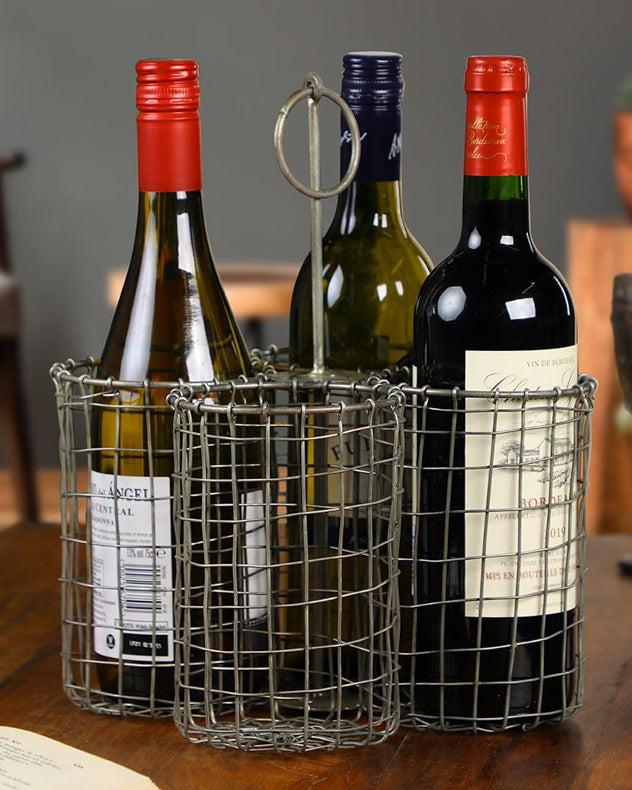 Wine Bottle Holder Gift Basket