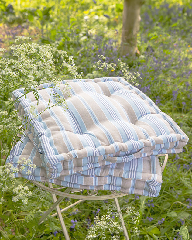 Oxford Stripe Garden Box Cushion