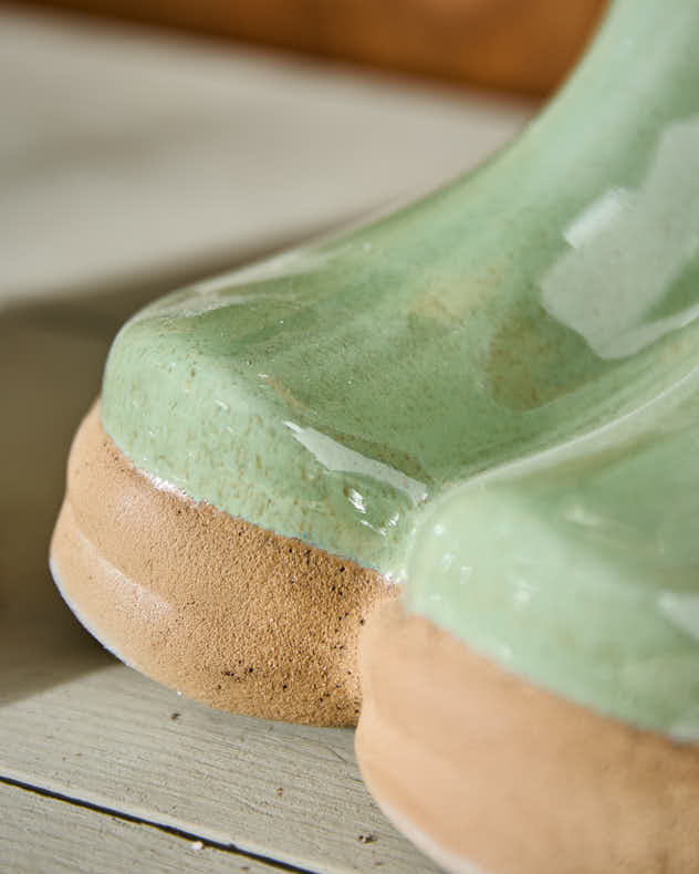 Personalised Small Green Welly Planter