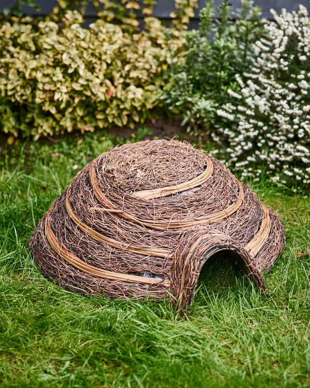 Natural Rattan Hedgehog Igloo Shelter