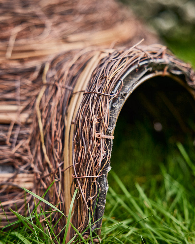 Natural Rattan Hedgehog Igloo Shelter