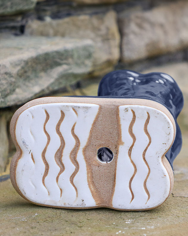 Blue Welly Boot Planter with Personalised Marker