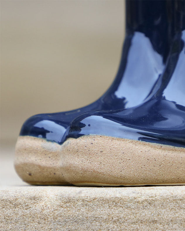 Midnight Blue Welly Boot Planter