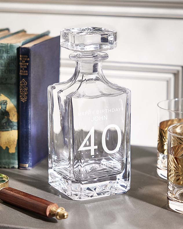 Personalised Birthday Decanter Gift