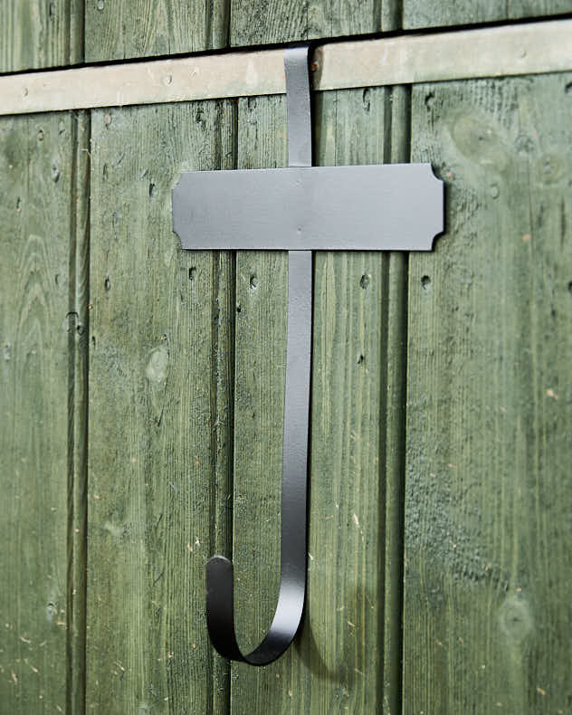 Wreath Hanger with Plaque