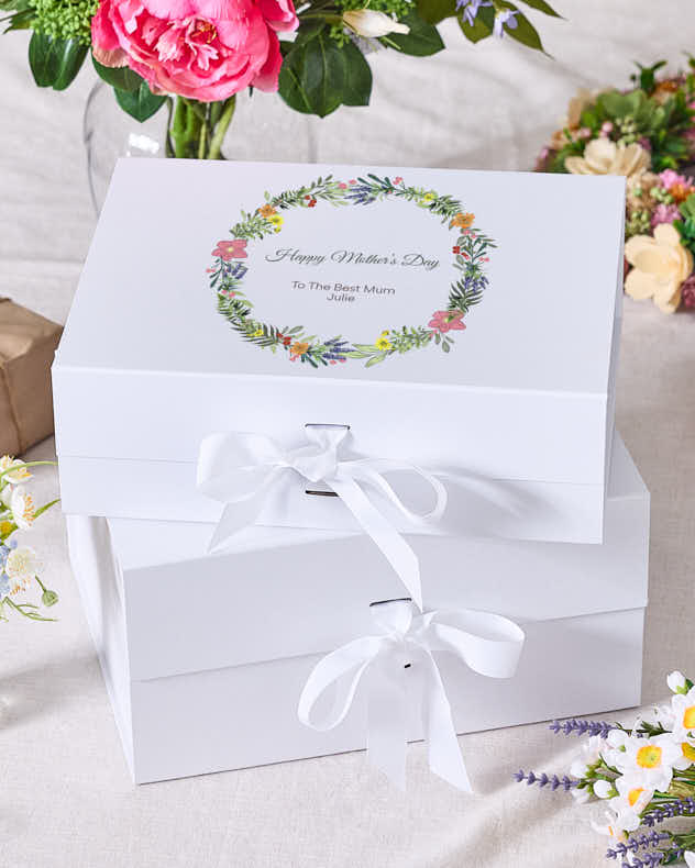 Personalised Ivory Mother's Day Gift Box