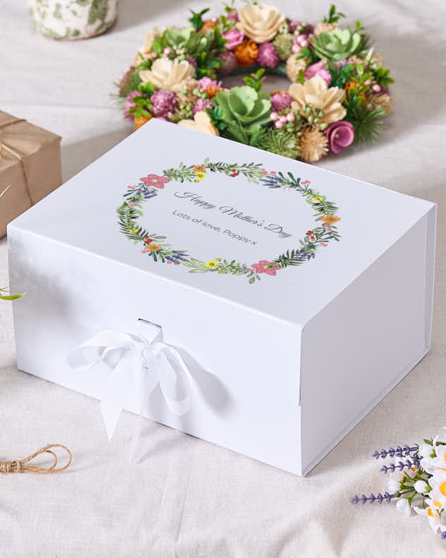 Personalised Ivory Mother's Day Gift Box