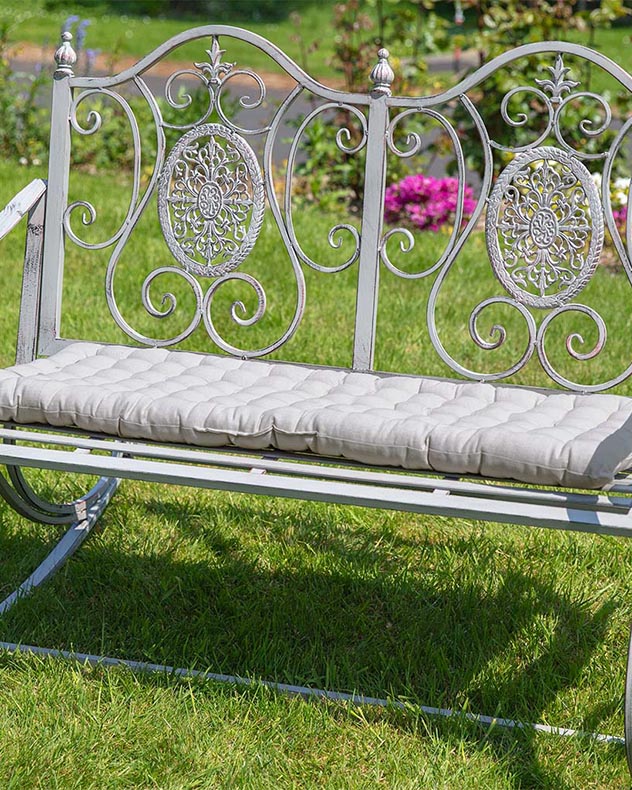 Saint-Cloud Quilted Garden Bench Cushion