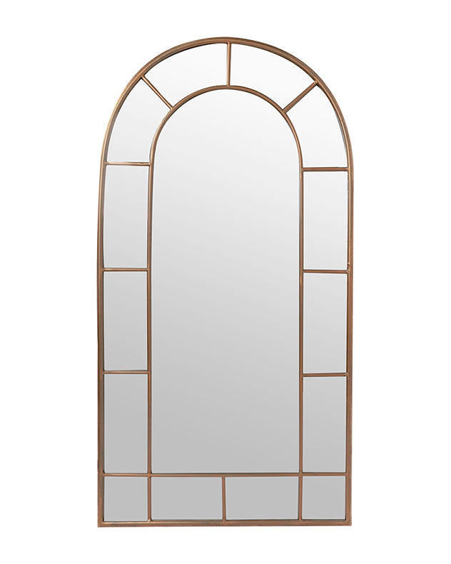 Large Outdoor Arched Window Mirror