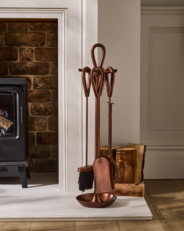 Blackwell Copper Effect Companion Set
