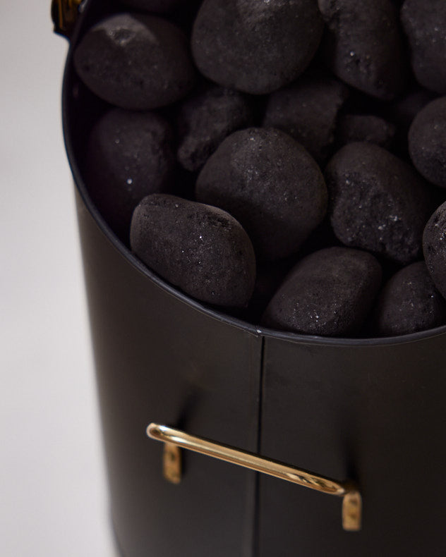 Hampstead Brass Coal Bucket top view