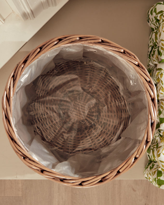 Large Round Wicker Planter Basket