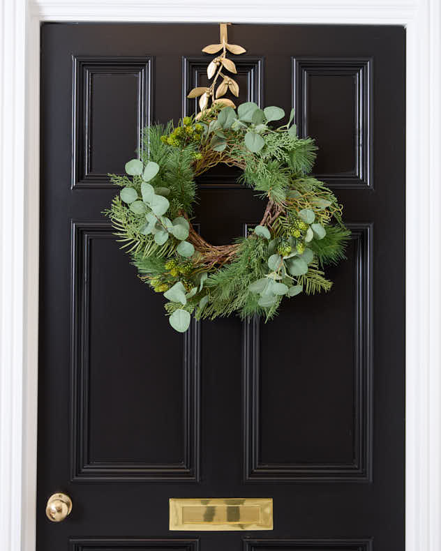 Couronne de haie d'eucalyptus