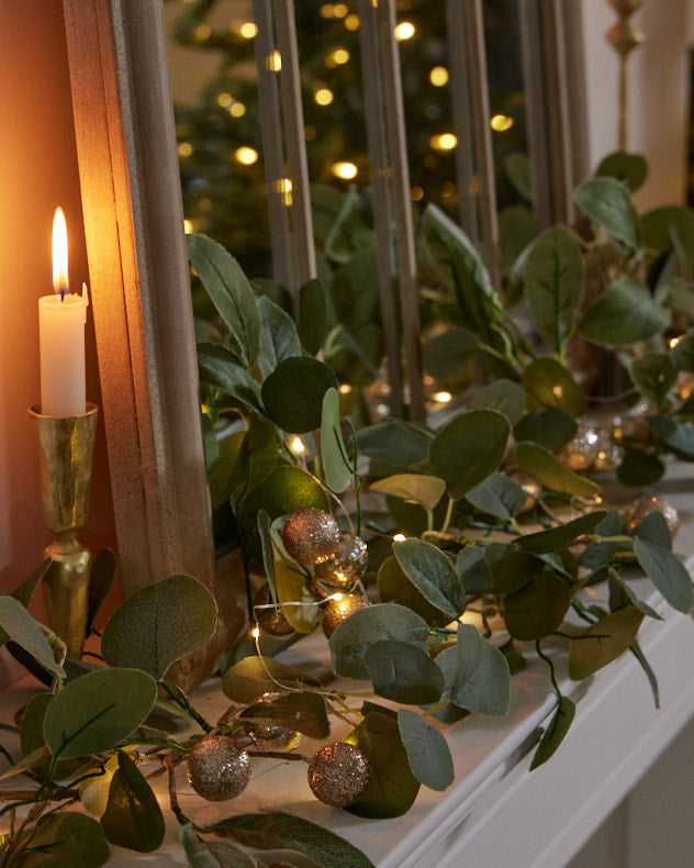 Eucalyptus Sparkle Garland 2m