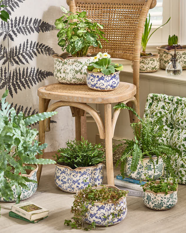 Set of 3 Florence Ceramic Planters