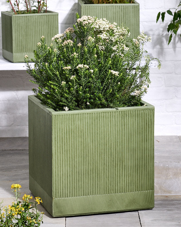 Agri Green Ribbed Planter Collection