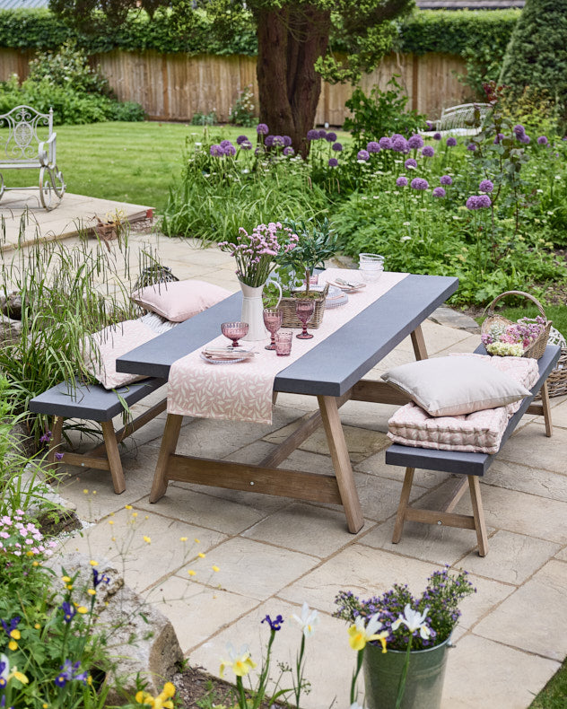 Culver Garden Table Benches