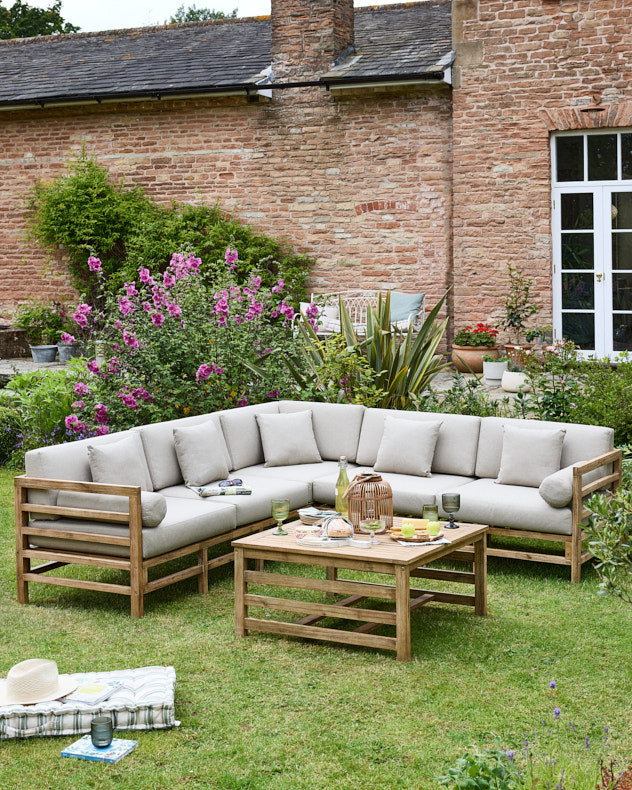 Burbank Garden Corner Furniture Set Dibor Garden Seating