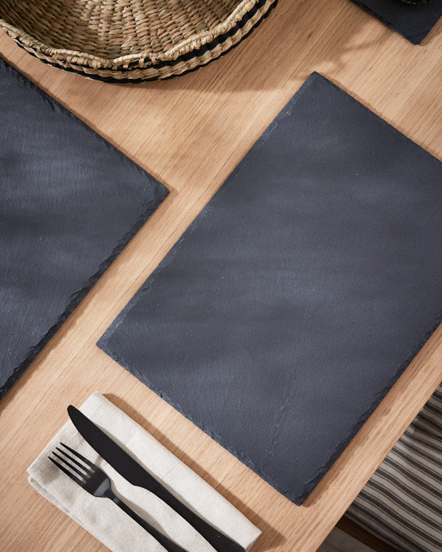Set of 2 Slate Dinner Placemats