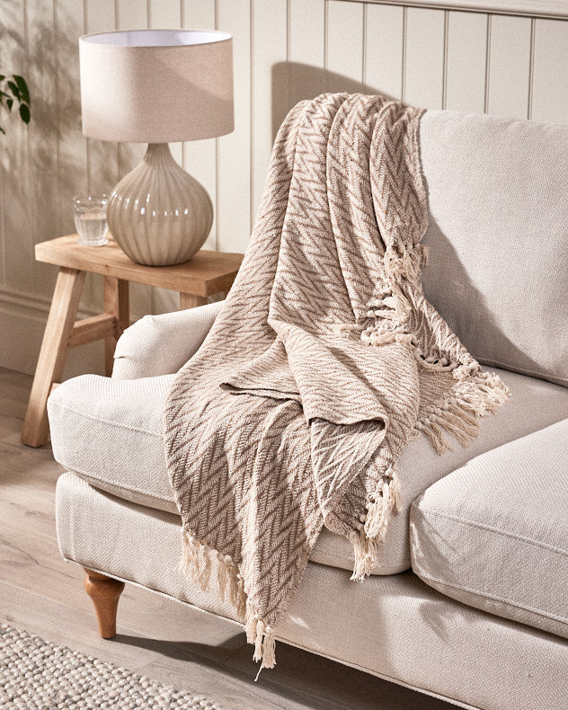 Hepworth Throw Blanket with Tassels