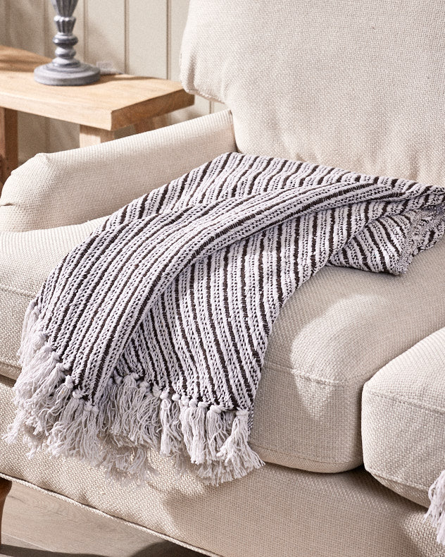 Beaumont Throw Blanket with Tassels