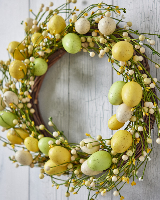 Gelber und grüner Kranz