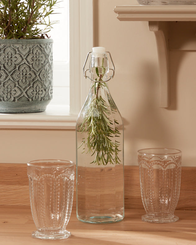 Traditional Glass Bottle with Stopper