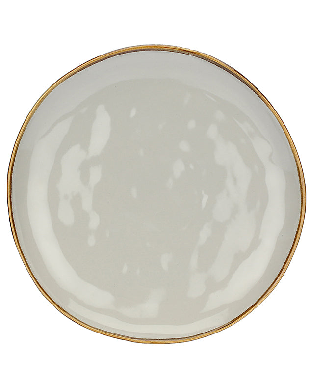 Seda Grey Ceramic Dinner Plate