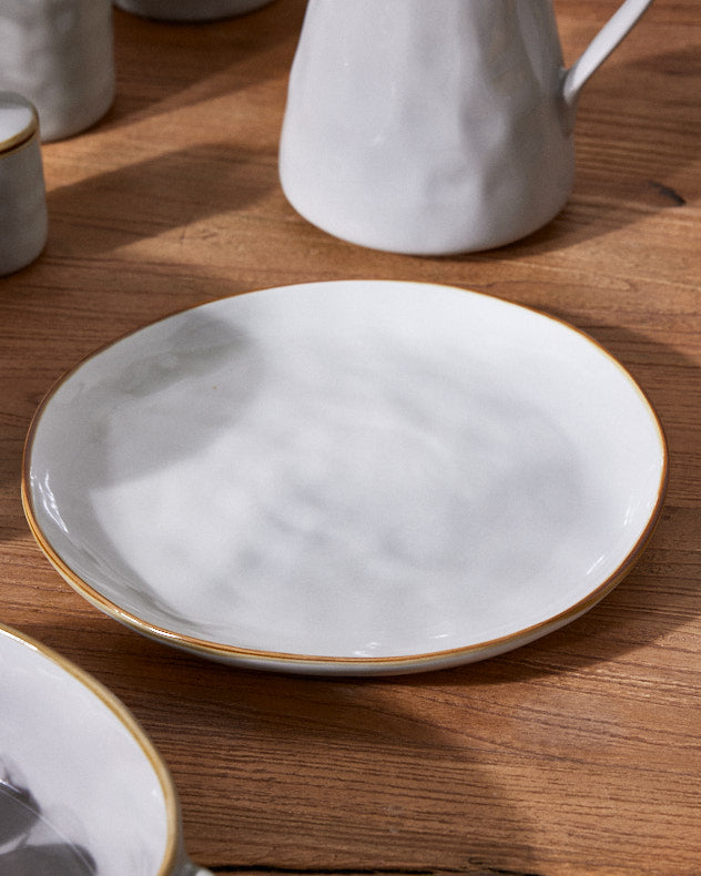 Seda Grey Ceramic Dinner Plate