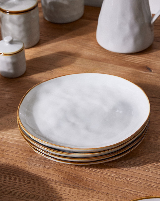 Seda Grey Ceramic Salad Plate
