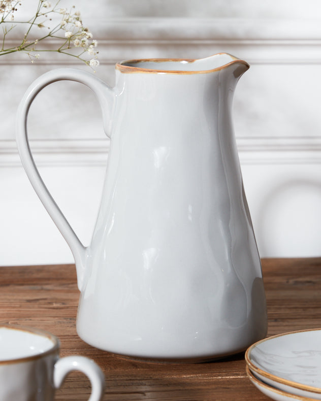 Seda Grey Ceramic Pitcher Jug