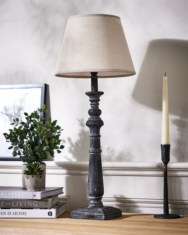 Black farmhouse outlet table lamps