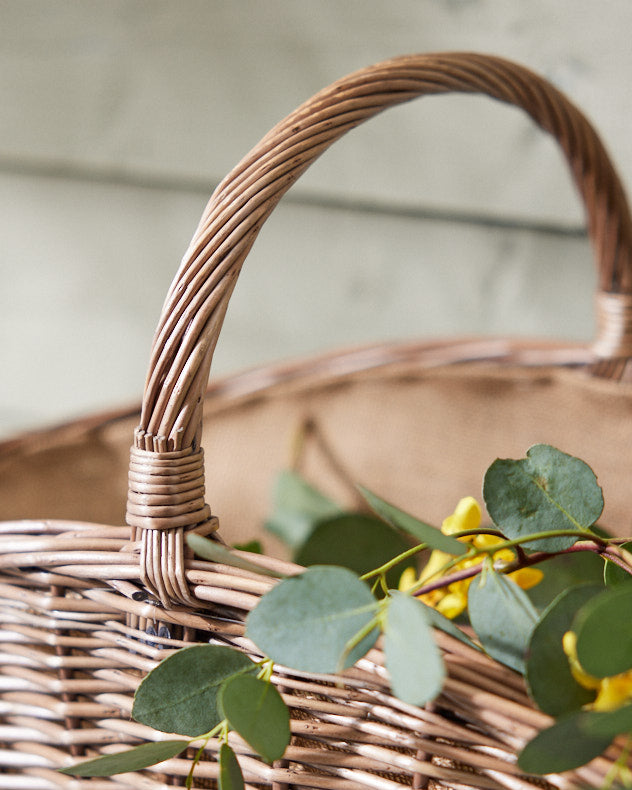 Handle of Antique Wash Harvesting Basket