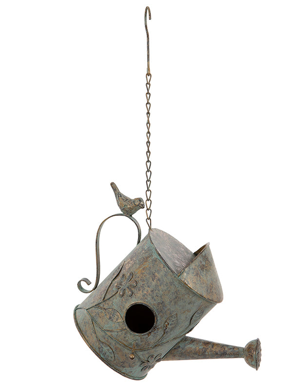 Watering Can Hanging Bird House