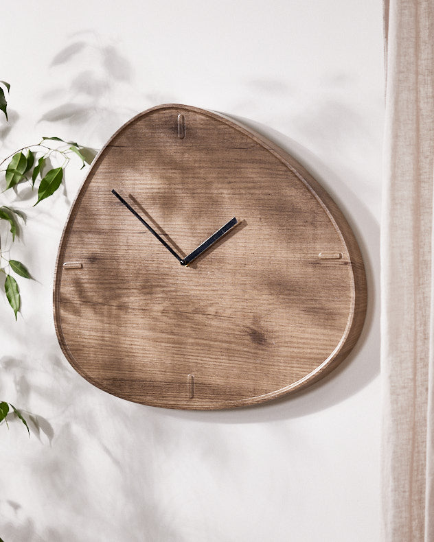 Azamara Wooden Teardrop Wall Clock