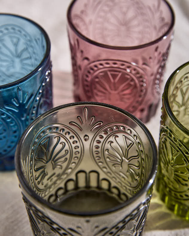 Vivaldi Coloured Glass Tumblers