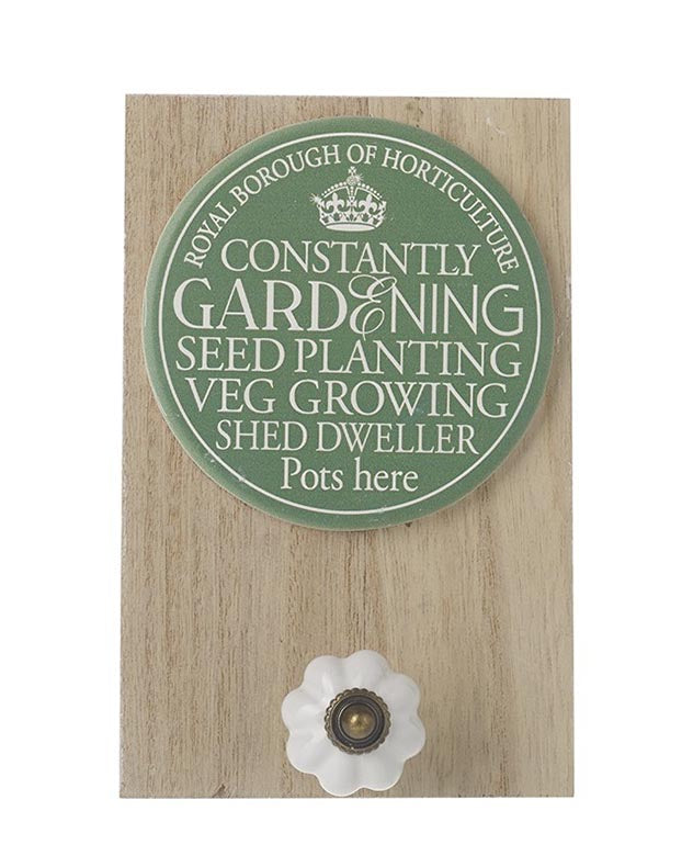 Green Gardener Plaque