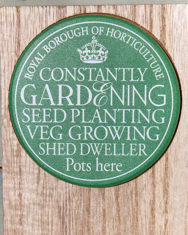 Green Gardener Plaque