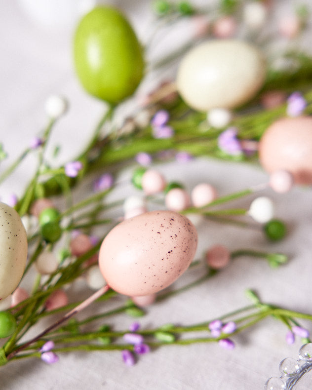 Spring Pastel Easter Eggs Garland